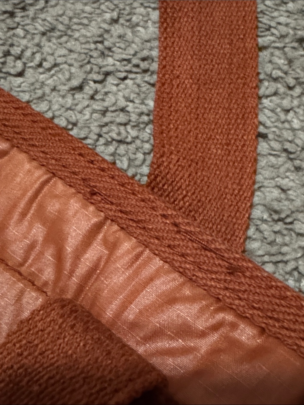Vintage (70’s) Quilted Spacesac Duffle-Terra Cotta-GUC - Picture 14 of 17